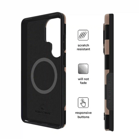 Mocha Vibe Checkered Samsung Case
