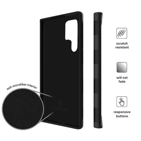 Noir Vibe Checkered Samsung Case