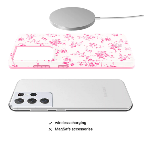 French Rose Floral Samsung Case