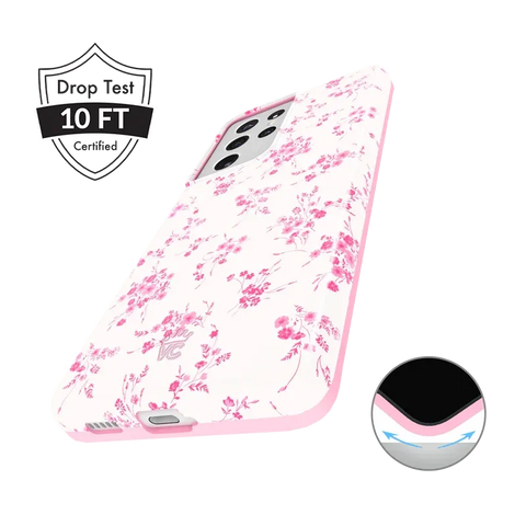 French Rose Floral Samsung Case