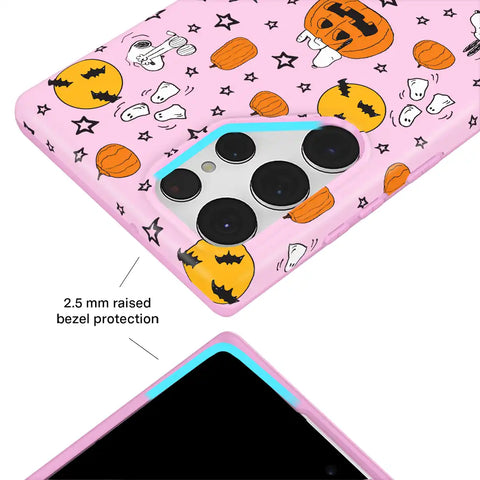 Snoopy Pink Pumpkins Samsung Case