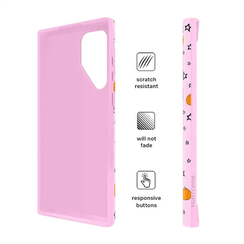 Snoopy Pink Pumpkins Samsung Case