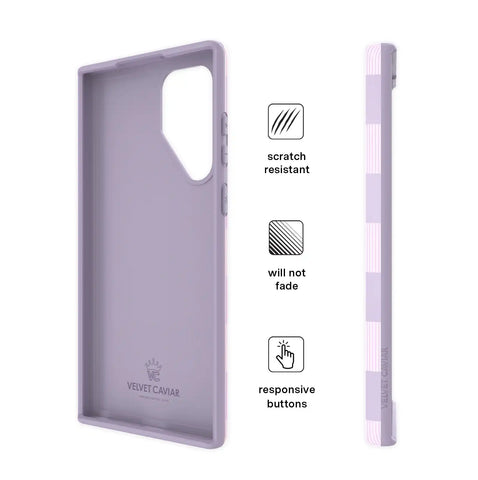 Lilac Vibe Checkered Samsung Case