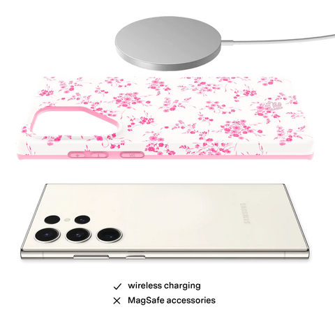 French Rose Floral Samsung Case