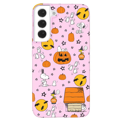 Snoopy Pink Pumpkins Samsung Case