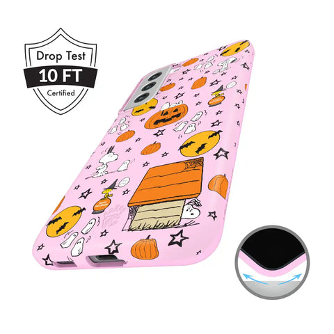 Snoopy Pink Pumpkins Samsung Case
