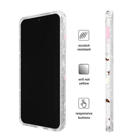 Pink Pony Glitter Samsung Case