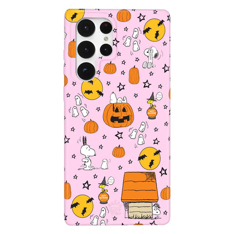 Snoopy Pink Pumpkins Samsung Case
