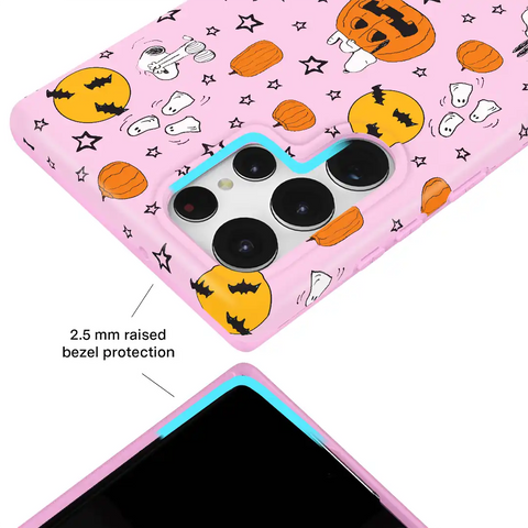 Snoopy Pink Pumpkins Samsung Case