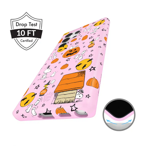 Snoopy Pink Pumpkins Samsung Case
