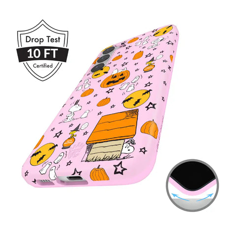 Snoopy Pink Pumpkins Samsung Case
