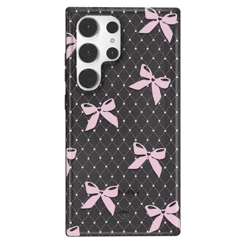 Lacy Pink Bows Samsung Case
