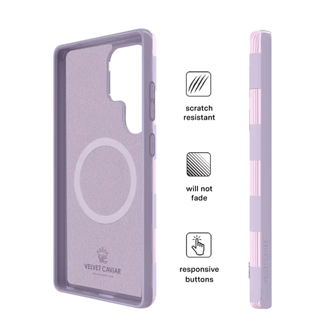 Lilac Vibe Checkered Samsung Case
