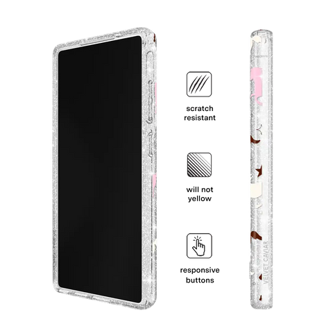 Pink Pony Glitter Samsung Case