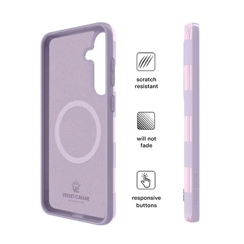 Lilac Vibe Checkered Samsung Case