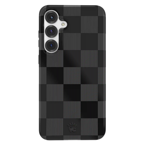 Noir Vibe Checkered Samsung Case