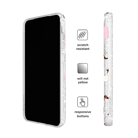 Pink Pony Glitter Samsung Case